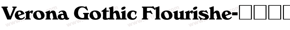 Verona Gothic Flourishe字体转换